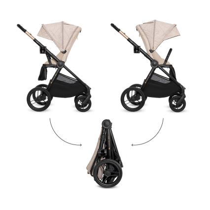 KINDERKRAFT - NEA 2 2-in-1 Combination Stroller Dune Whisper Bizuu