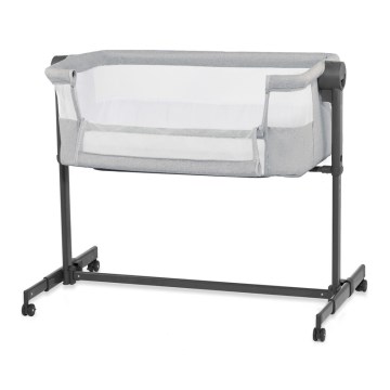 KINDERKRAFT - NESTE UP2 Baby Cot, Light Grey