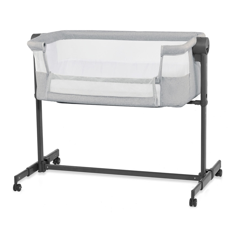 KINDERKRAFT - NESTE UP2 Baby Cot, Light Grey
