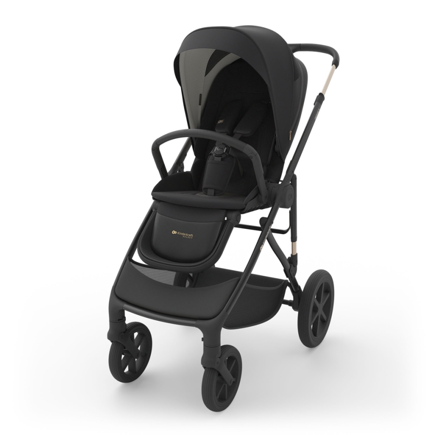 KINDERKRAFT - PRIME 3 3-in-1 Combination Stroller, Venezian Black