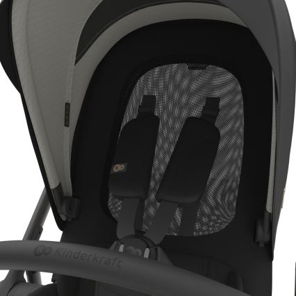 KINDERKRAFT - PRIME 3 3-in-1 Combination Stroller, Venezian Black