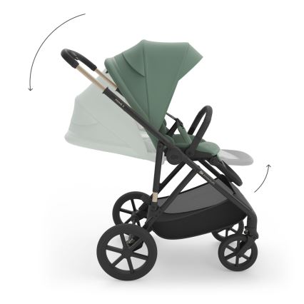 KINDERKRAFT - PRIME 3 3-in-1 Stroller Dark Green