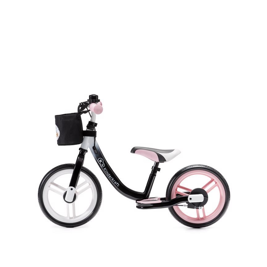 KINDERKRAFT - Push bike SPACE black/pink