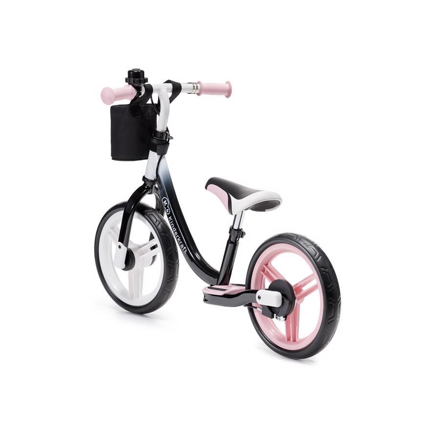 KINDERKRAFT - Push bike SPACE black/pink