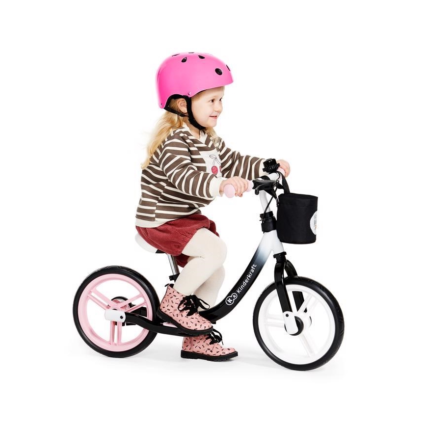 KINDERKRAFT - Push bike SPACE black/pink