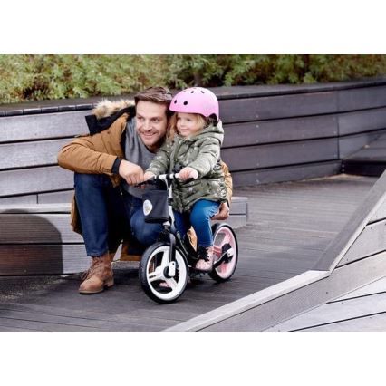 KINDERKRAFT - Push bike SPACE black/pink