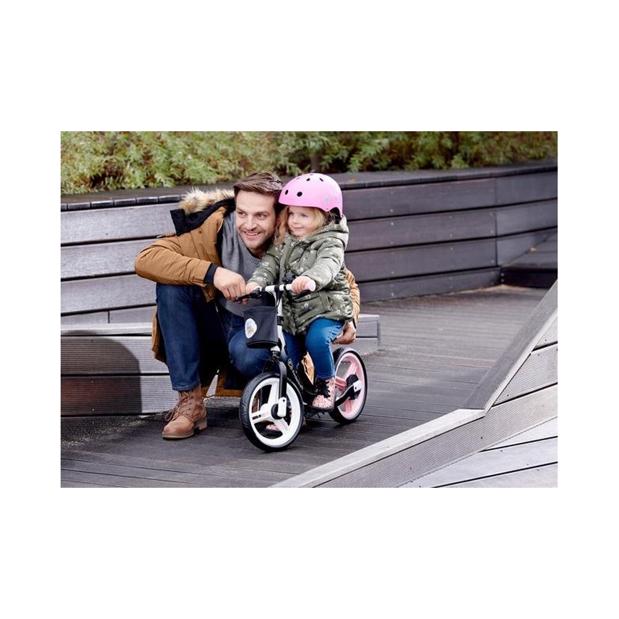 KINDERKRAFT - Push bike SPACE black/pink