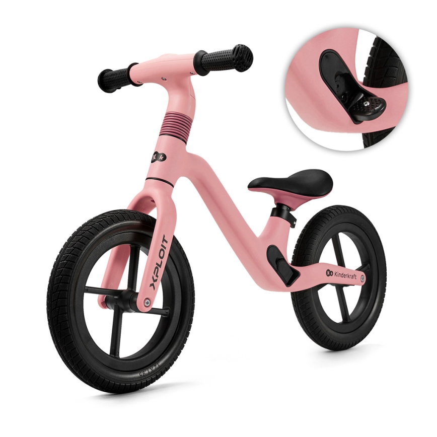 KINDERKRAFT - Push bike XPLOIT Bubblegum pink