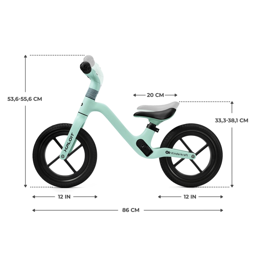 KINDERKRAFT - Push bike XPLOIT Turquoise