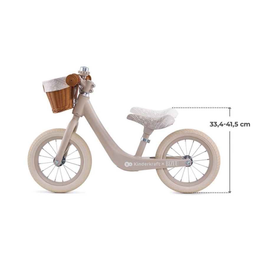 KINDERKRAFT - RAPID 2 Balance Bike Dune Whisper Bizuu