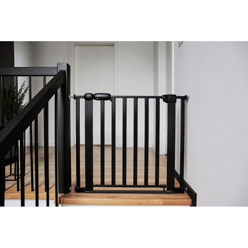 KINDERKRAFT - Safety barrier LOCK&GO 75-103 cm black