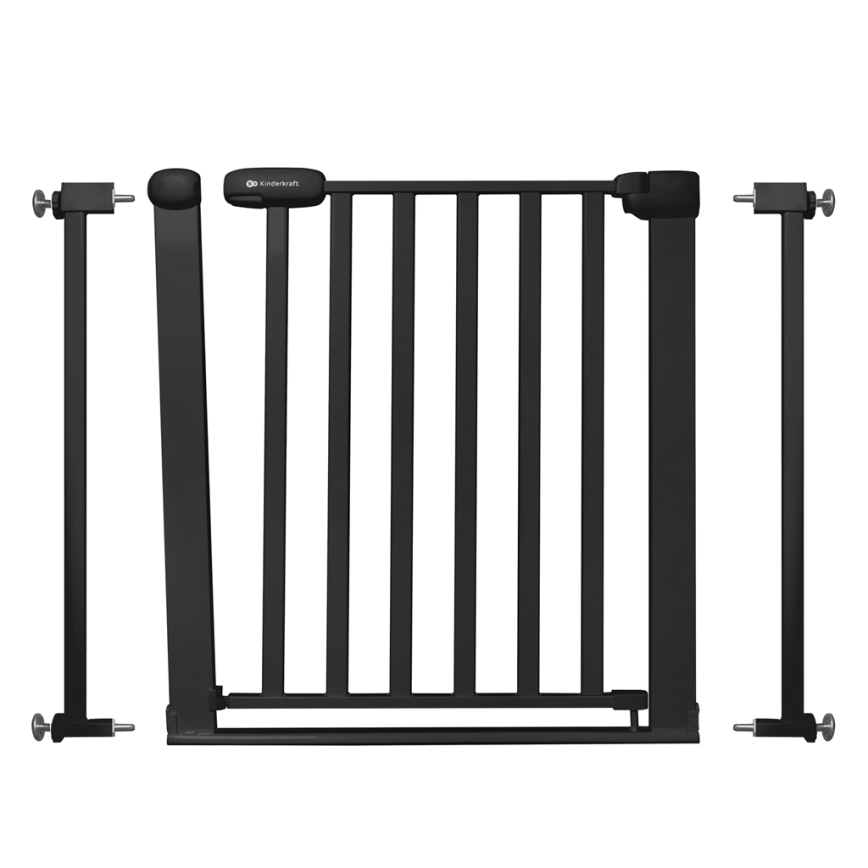 KINDERKRAFT - Safety barrier LOCK&GO 75-103 cm black