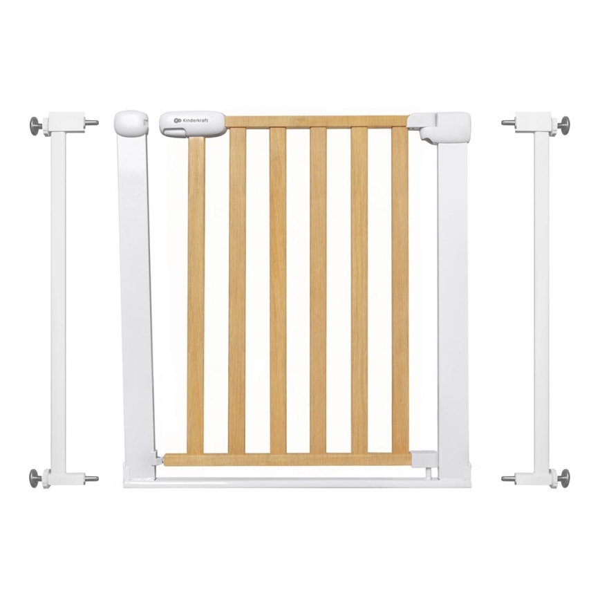 KINDERKRAFT - Safety barrier LOCK&GO 75-103 cm pine
