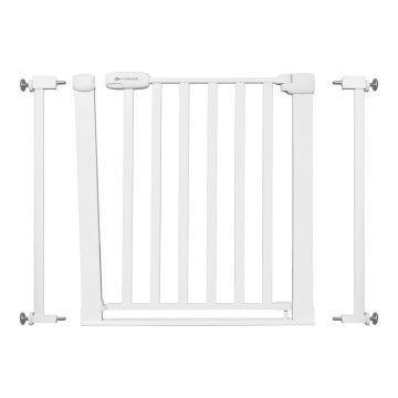 KINDERKRAFT - Safety barrier LOCK&GO 75-103 cm white