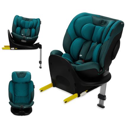 KINDERKRAFT SELECT - Child car seat with rotating I-FIX base (40-150 cm) Harbor Blue