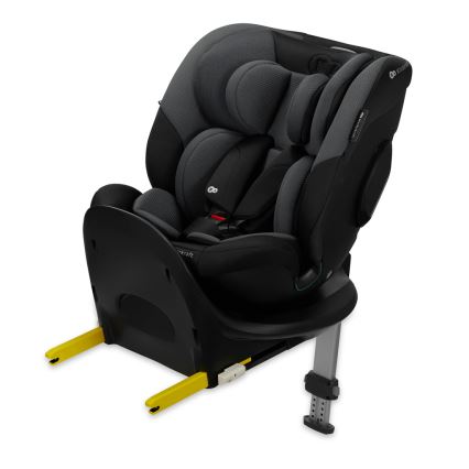 KINDERKRAFT SELECT - Car seat with rotating I-FIX base (40-150 cm) Graphite Black