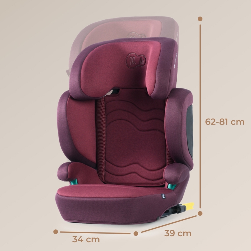 KINDERKRAFT SELECT - Car seat XPAND 2 i-Size (100-150 cm) Premium Cherry pearl