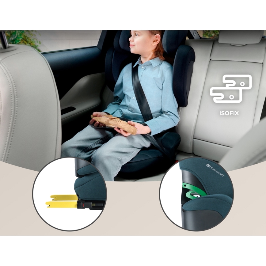 KINDERKRAFT SELECT - Car seat XPAND 2 i-Size (100-150 cm) Premium Harbour blue