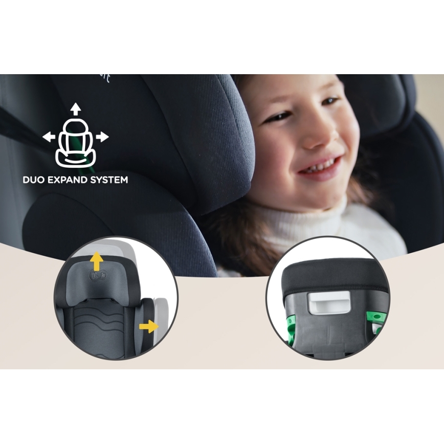 KINDERKRAFT SELECT - Car seat XPAND 2 i-Size (100-150cm) Premium Graphite black