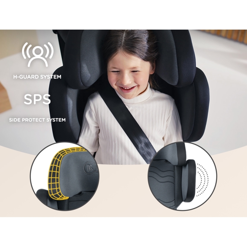 KINDERKRAFT SELECT - Car seat XPAND 2 i-Size (100-150cm) Premium Graphite black