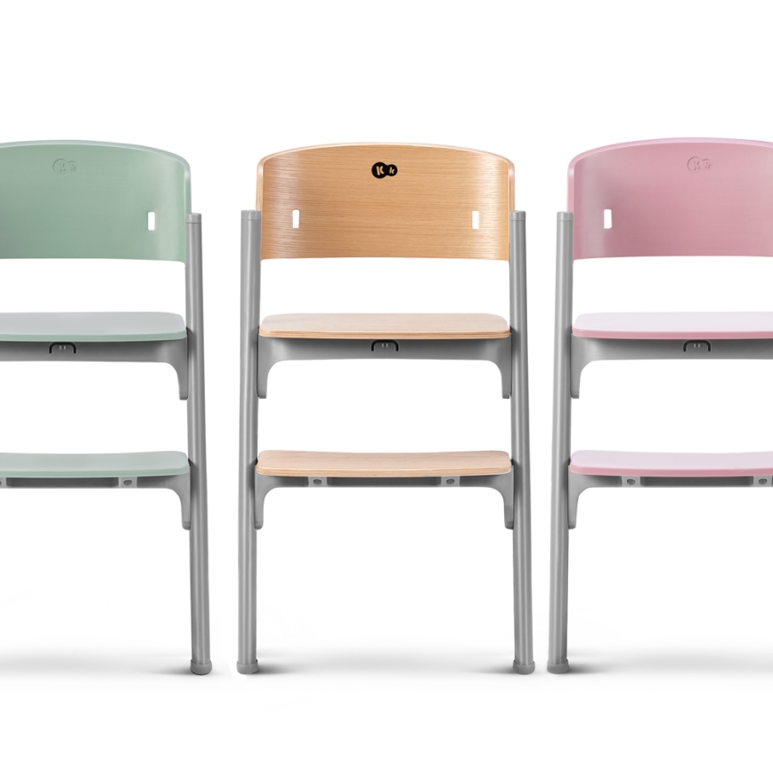 KINDERKRAFT SELECT - Children's dining chair 3in1 LIVY Premium Aster pink