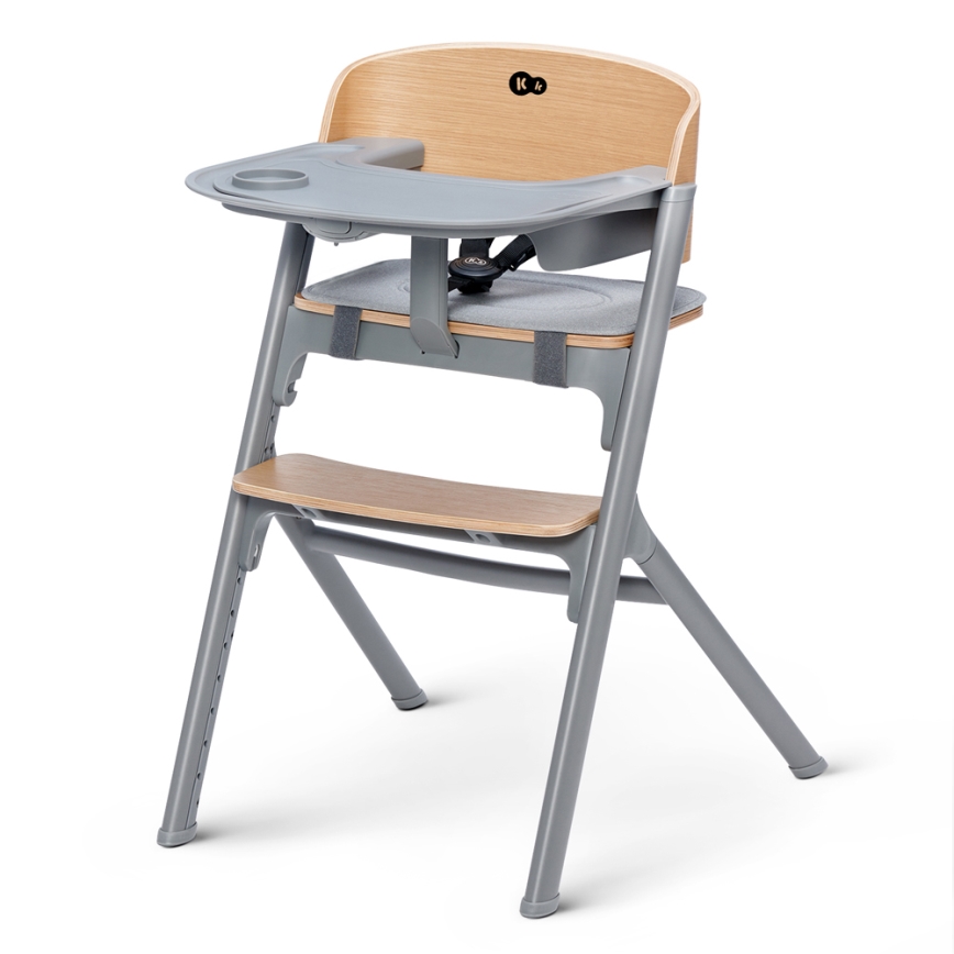 KINDERKRAFT SELECT - Children's dining chair 3in1 LIVY Premium oak + lounger CALMEE