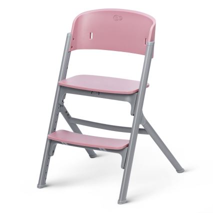 KINDERKRAFT SELECT - Children's 3-in-1 high chair LIVY Premium Aster pink + CALMEE baby bouncer