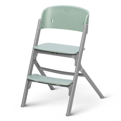KINDERKRAFT SELECT - Children's dining chair 3in1 LIVY Premium Olive green + lounger CALMEE