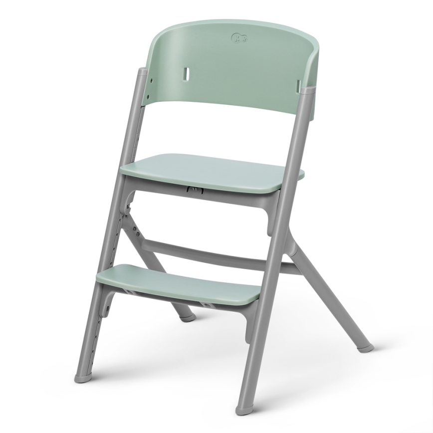 KINDERKRAFT SELECT - Children's dining chair 3in1 LIVY Premium Olive green + lounger CALMEE