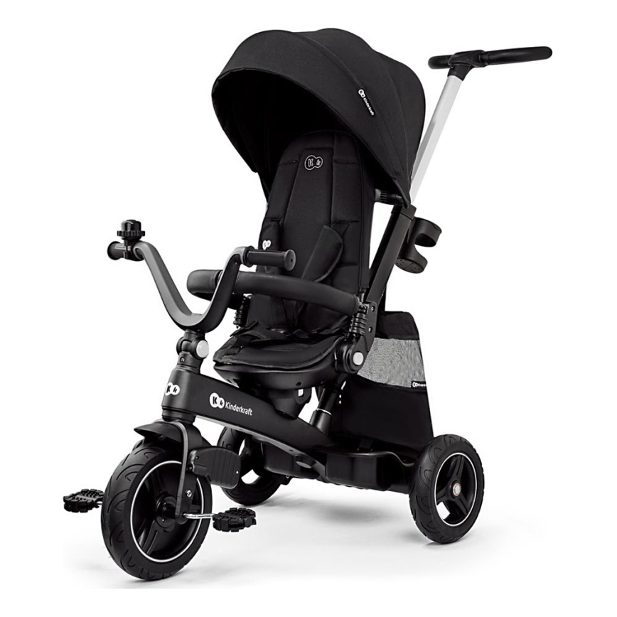 KINDERKRAFT SELECT - Children's tricycle 5in1 EASYTWIST Premium black