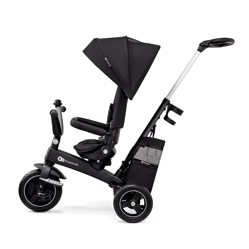 KINDERKRAFT SELECT - Children's tricycle 5in1 EASYTWIST Premium black