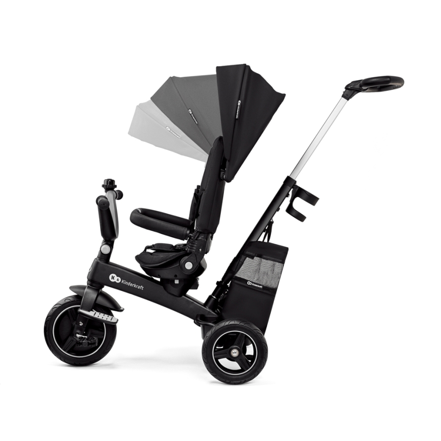 KINDERKRAFT SELECT - Children's tricycle 5in1 EASYTWIST Premium black