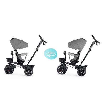 KINDERKRAFT - Children's tricycle 5in1 SPINSTEP grey