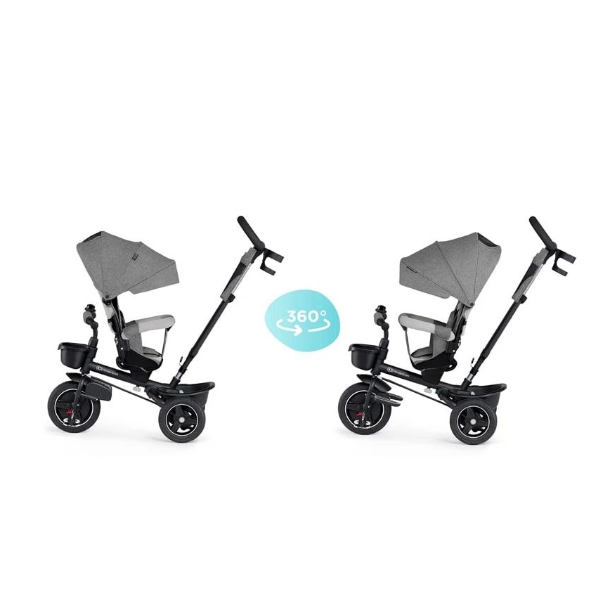 KINDERKRAFT - Children's tricycle 5in1 SPINSTEP grey