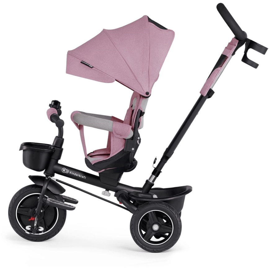 KINDERKRAFT - Children's tricycle 5in1 SPINSTEP pink