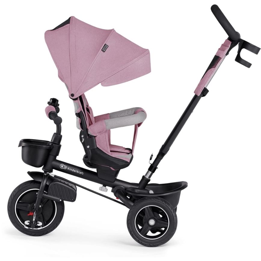 KINDERKRAFT - Children's tricycle 5in1 SPINSTEP pink