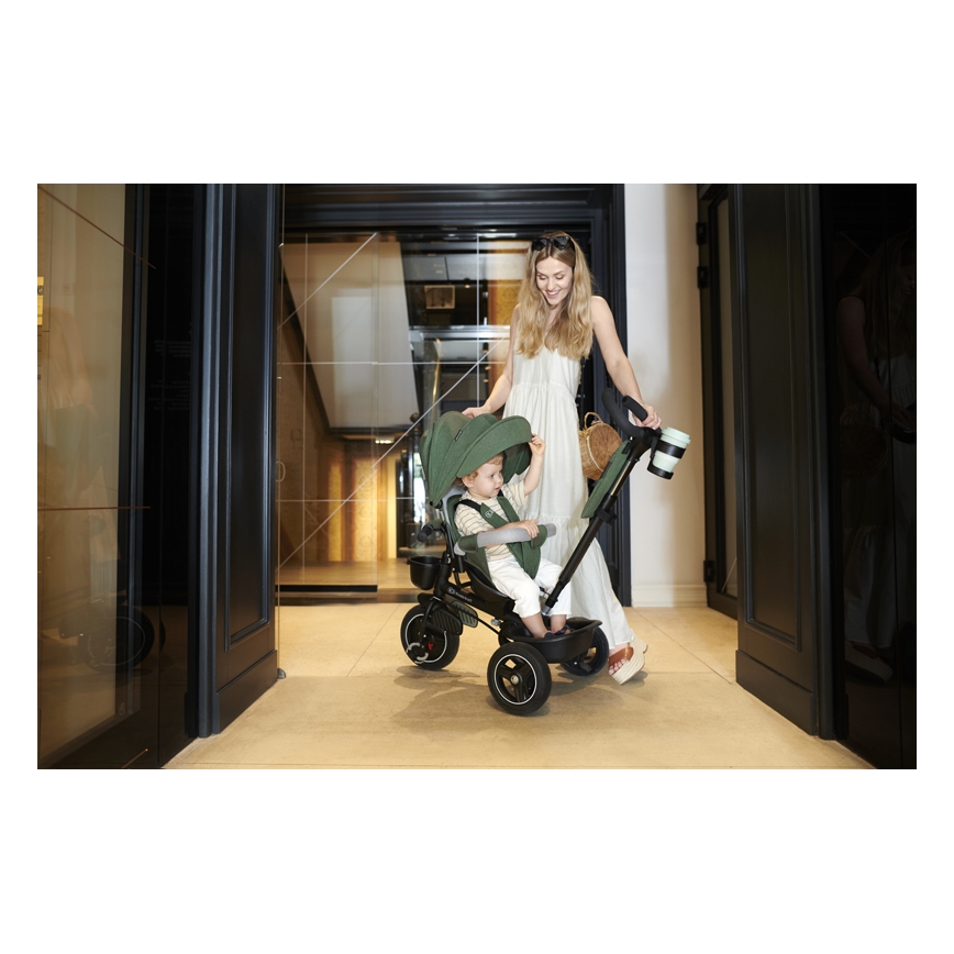 KINDERKRAFT SELECT - Children's tricycle SPINSTEP Premium green