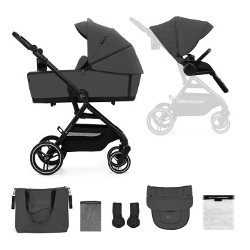 KINDERKRAFT SELECT - Combination stroller 2in1 YOXI Moonlight grey