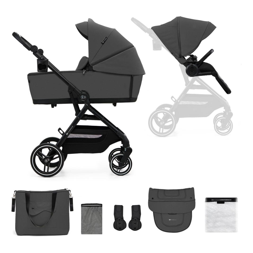 KINDERKRAFT SELECT - Combination stroller 2in1 YOXI Moonlight grey