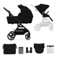 KINDERKRAFT SELECT - Combination stroller 2in1 YOXI Pure black