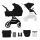 KINDERKRAFT SELECT - Combination stroller 2in1 YOXI Pure black