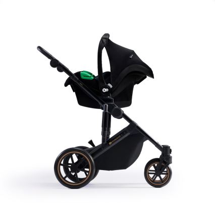 KINDERKRAFT SELECT - Combination stroller 3in1 PRIME 2 Premium Dark green + car seat