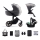 KINDERKRAFT SELECT - Combination stroller 3in1 PRIME 2 Premium Shadow grey + car seat