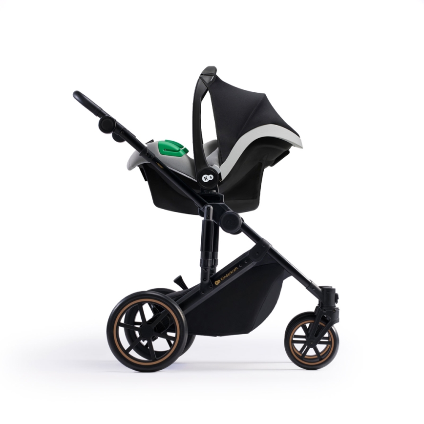 KINDERKRAFT SELECT - Combination stroller 3in1 PRIME 2 Premium Shadow grey + car seat