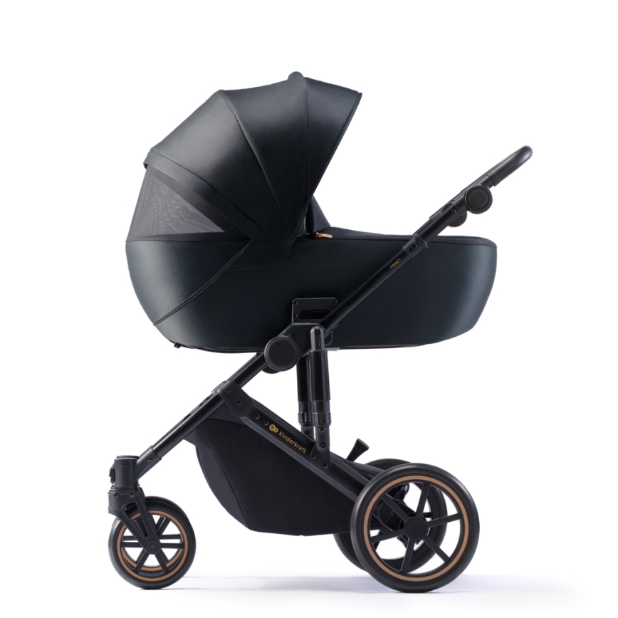 KINDERKRAFT SELECT - Combination stroller 3in1 PRIME 2 Premium Venezian black + car seat