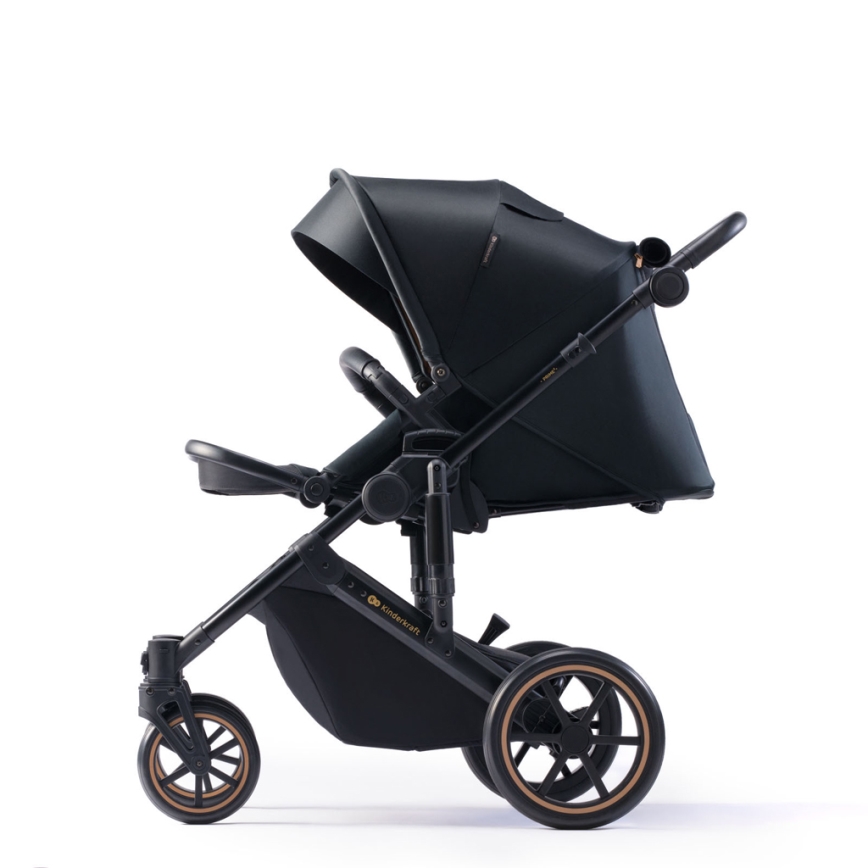 KINDERKRAFT SELECT - Combination stroller 3in1 PRIME 2 Premium Venezian black + car seat