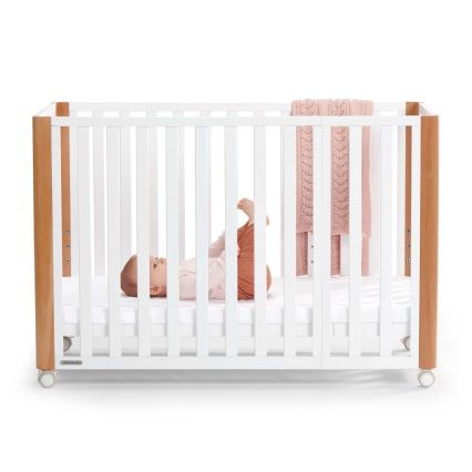 KINDERKRAFT SELECT - KOYA 4-in-1 Premium Baby Crib, Beech/Pine