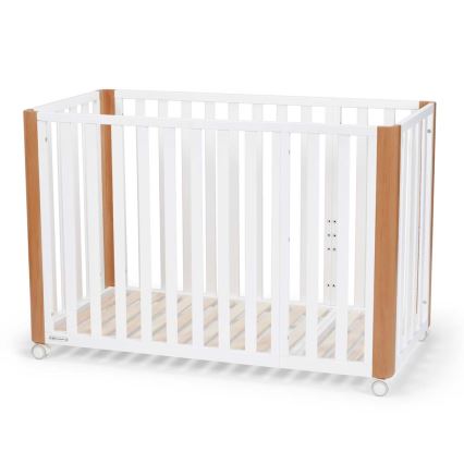 KINDERKRAFT SELECT - KOYA 4-in-1 Premium Baby Crib, Beech/Pine