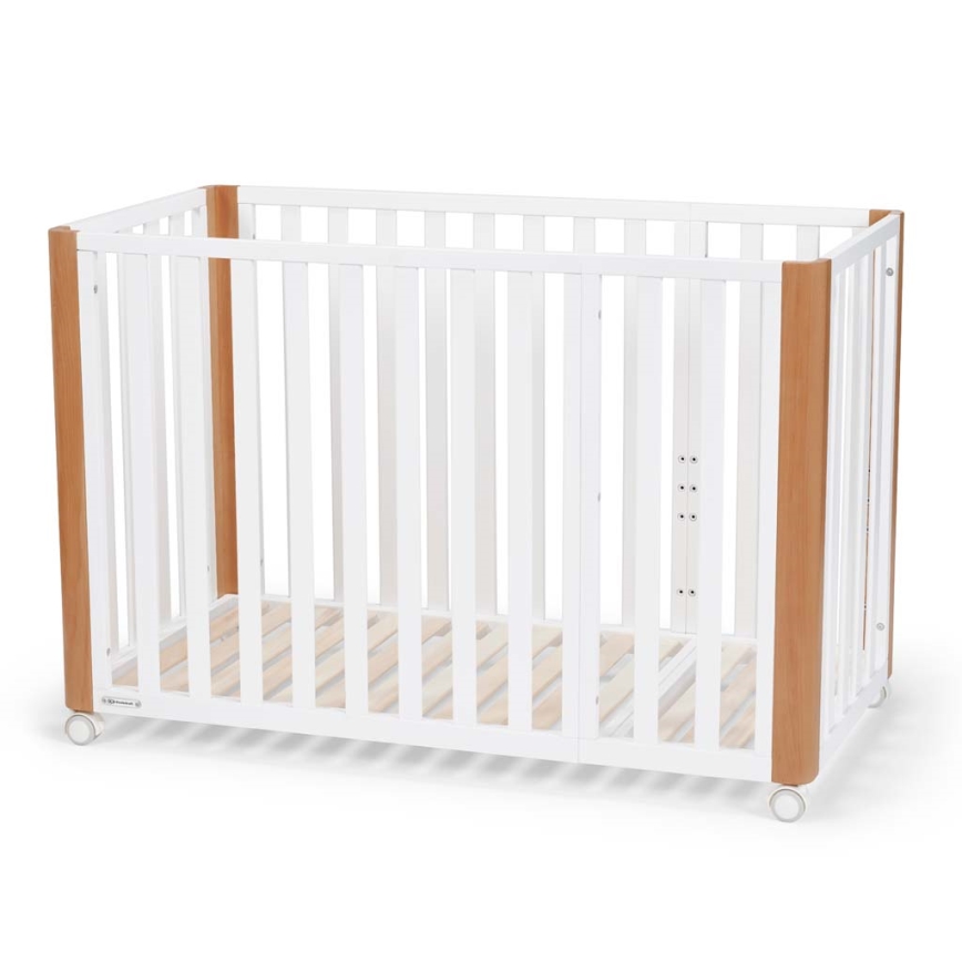 KINDERKRAFT SELECT - KOYA 4-in-1 Premium Baby Crib, Beech/Pine