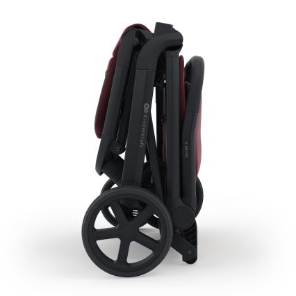 KINDERKRAFT SELECT - NUBI 3 Sport Stroller, Dark Ruby